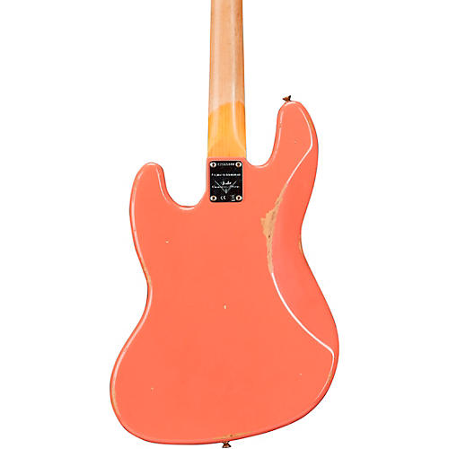 Fender Custom Shop Limited-Edition '60 Jazz Bass Relic Super Faded Aged Sonic Blue - musicians--Friend