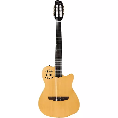 Godin ACS-SA Slim Nylon-String Cedar Top Acoustic-Electric Guitar Semi-Gloss Natural - musicians--Friend