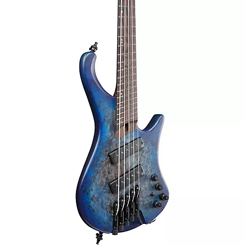 Ibanez EHB1505MS 5-String Multi-Scale Ergonomic Headless Bass Ocean Inlet Flat - musicians--Friend