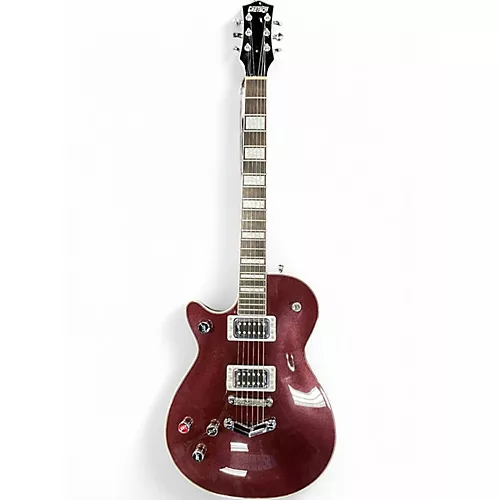 Used Gretsch Guitars G5220LH Electromatic Left Handed Dark Cherry Metallic Electric Guitar Dark Cherry Metallic - musicians--Friend