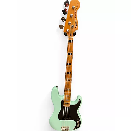 Used Squier Classic Vibe 70s PERCISION BASS Seafoam Green Electric Bass Guitar Seafoam Green - musicians--Friend