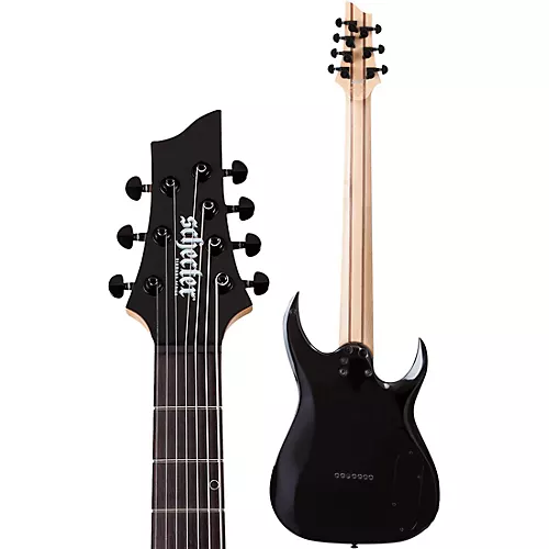 Schecter Guitar Research Sunset 7-String Triad Left-Handed Electric Guitar Gloss Black - musicians--Friend