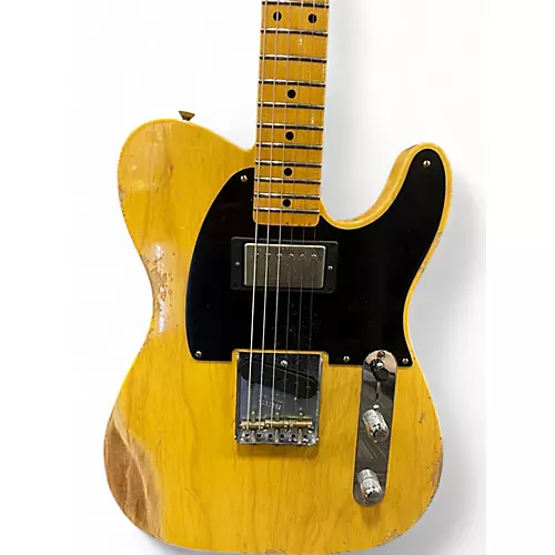 Used 2023 Fender 1952 Telecaster Heavy Relic CME Exclusive HS Custom Shop Butterscotch Blonde Solid Body Electric Guitar Butterscotch Blonde - musicians--Friend