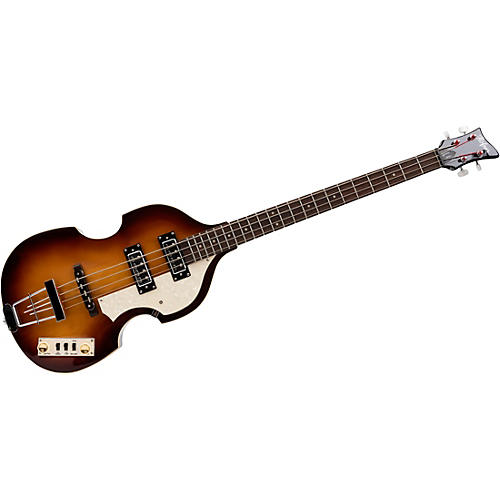 Hofner Ignition Series Short-Scale Violin Bass Guitar with Cavern Pickup Spacing Sunburst - musicians--Friend