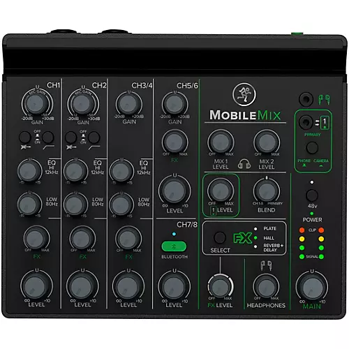 Mackie MobileMix 8-Channel USB-Powerable Mixer With Thump GO Speaker and e 835 Microphone - musicians--Friend