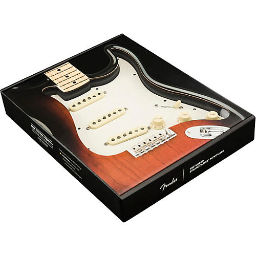 Fender Stratocaster SSS Texas Special Prewired Pickguard Black/White/Black - musicians--Friend