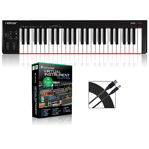 Nektar SE49 49-Key USB MIDI Keyboard Controller Packages Production Package - musicians--Friend