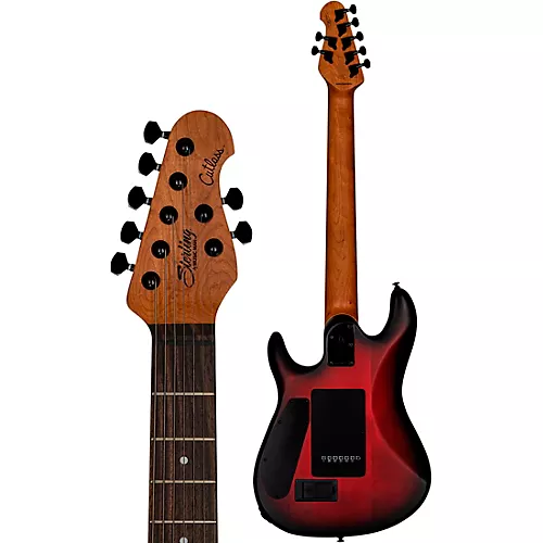 Sterling by Music Man Jason Richardson Cutlass Signature 7-String Electric Guitar Dark Scarlet Burst Satin - musicians--Friend