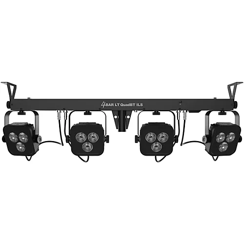 CHAUVET DJ 4BAR LT Quad Bluetooth ILS Mobile Wash Light System Black - musicians--Friend