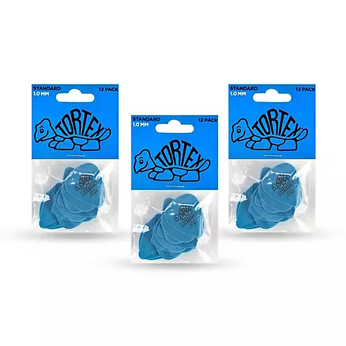 Dunlop Tortex Standard Guitar Picks 1.0mm 3 Dozen 1.0 mm Dozen - musicians--Friend