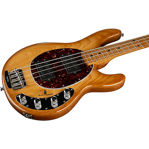 Ernie Ball Music Man StingRay Special HH Electric Bass Guitar Black and Chrome - musicians--Friend