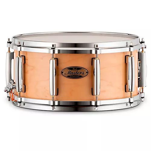 Pearl Masters Maple Pure Snare Drum 14 x 6.5 in. Black Oyster Swirl - musicians--Friend