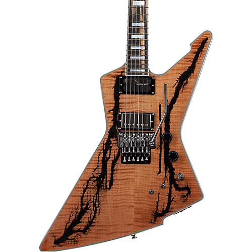 Schecter Guitar Research E-1 FR-S Electro-Resin Electric Guitar Gloss Natural - musicians--Friend