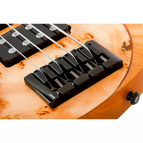 Schecter Guitar Research Reaper-4 Left-Handed Electric Bass Natural Satin - musicians--Friend