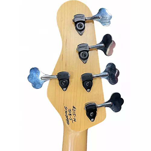 Used Brubaker JXB-5 Standard Natural Electric Bass Guitar Natural - musicians--Friend