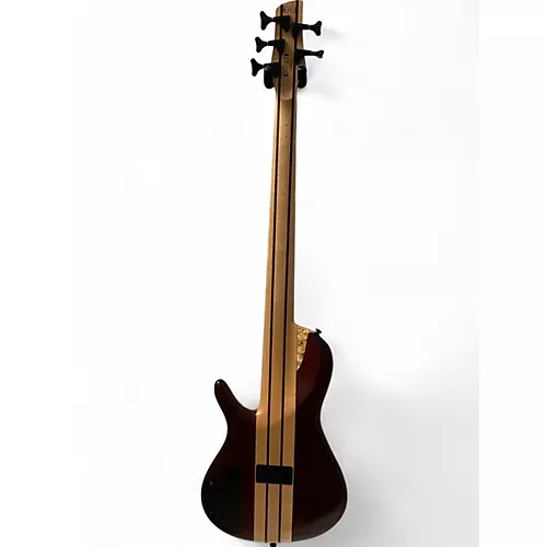 Used Ibanez SRSC805 Natural Electric Bass Guitar Natural - musicians--Friend