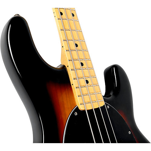 Ernie Ball Music Man Retro '70s StingRay Electric Bass White - musicians--Friend