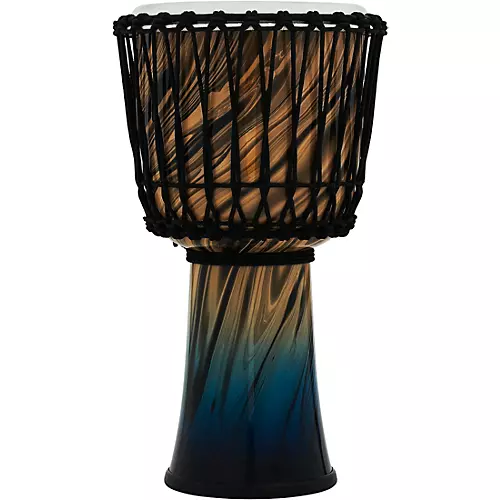 LP Performer Rope Tuned Djembe 10 in. Blue Fade - musicians--Friend