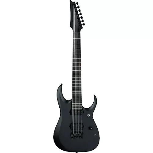 Ibanez RGD Iron Label 7-String Electric Guitar Black Flat - musicians--Friend