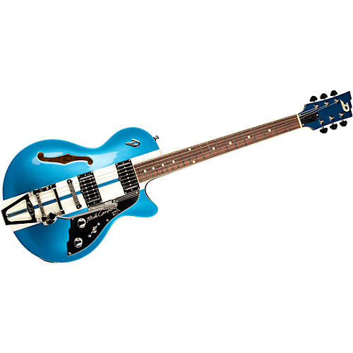 Duesenberg Alliance Mike Campbell 30th Anniversary Electric Guitar Catalina Blue and White - musicians--Friend