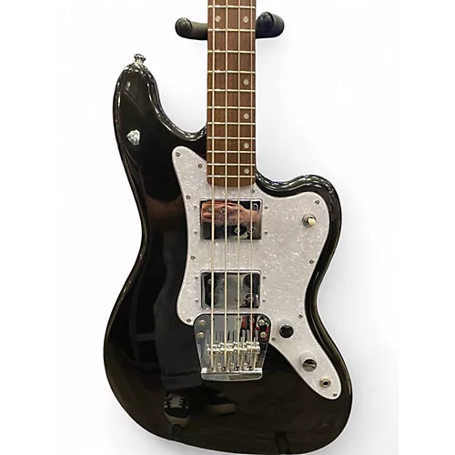 Used 2024 Squier PARANORMAL RASCAL Metallic Black Electric Bass Guitar Metallic Black - musicians--Friend