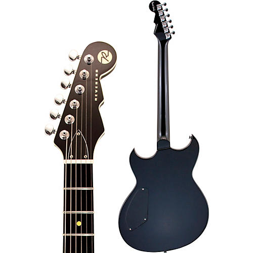 Reverend Reeves Gabrels Spacehawk HT Semi-Hollow Electric Guitar Metallic Red - musicians--Friend