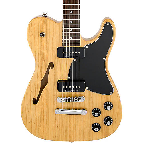Fender Jim Adkins JA-90 Telecaster Thinline Electric Guitar Arctic White - musicians--Friend