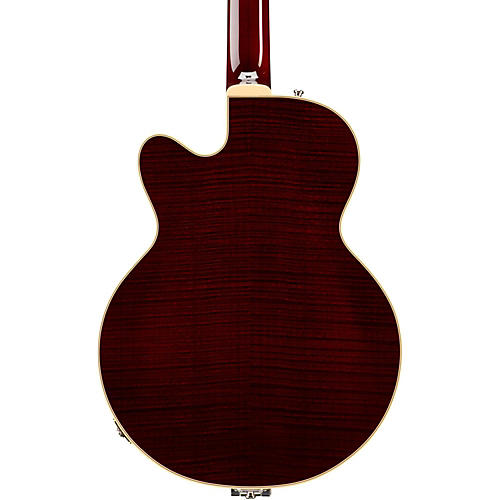 Gretsch Guitars G6659TFM Players Edition Broadkaster Jr. Center Block Bigsby Semi-Hollow Electric Guitar Bourbon Stain - musicians--Friend