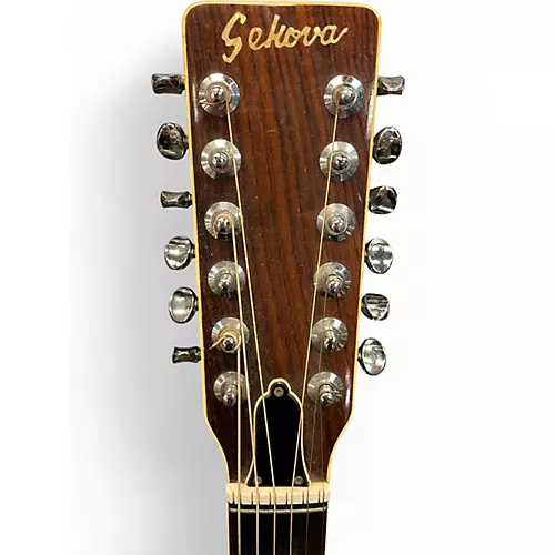 Used Sekova F2020 Natural 12 String Acoustic Guitar Natural - musicians--Friend