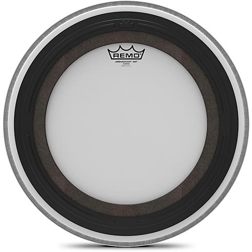 Remo Ambassador SMT Coated Bass Drum Head 24 in. White - musicians--Friend