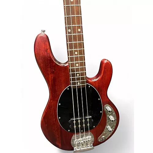 Used Sterling by Music Man Sub 4 Walnut Electric Bass Guitar Walnut - musicians--Friend