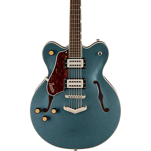 Gretsch Guitars G2622LH Streamliner Center Block Double-Cut with V-Stoptail, Left-Handed Electric Guitar Gunmetal - musicians--Friend