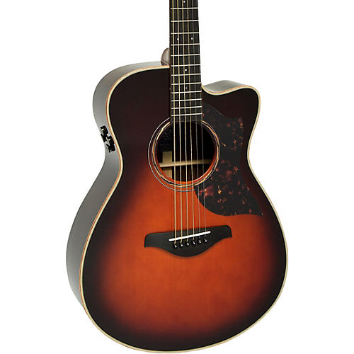 Yamaha A-Series AC3R Concert Cutaway Acoustic-Electric Guitar Tobacco Brown Sunburst - musicians--Friend