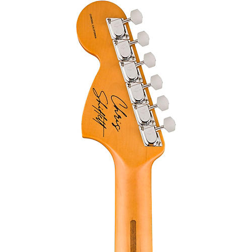 Fender Chris Shiflett Cleaver Telecaster Deluxe Electric Guitar Charcoal Frost Metallic - musicians--Friend