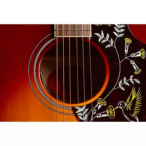 Gibson Hummingbird Standard 5A Flame Limited-Edition Acoustic-Electric Guitar Autumn Burst - musicians--Friend