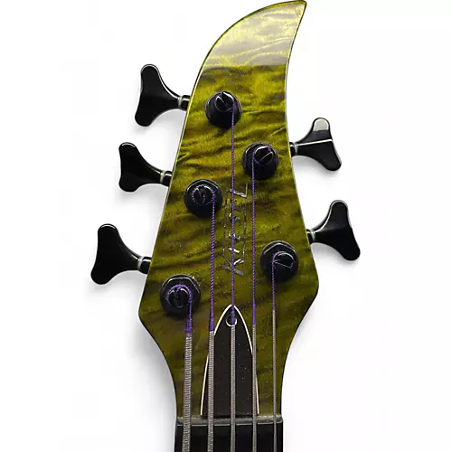 Used Kiesel Brian Bromberg Custom Poison Green Electric Bass Guitar Poison Green - musicians--Friend