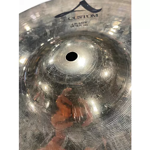 Used Zildjian 18in A Custom Crash Cymbal 38 - musicians--Friend