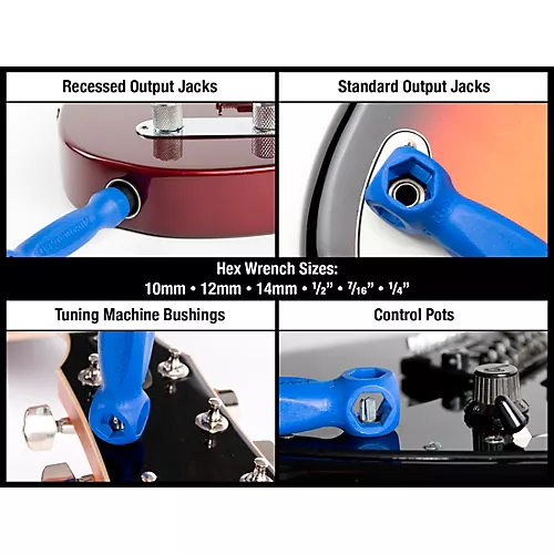 Music Nomad Premium Guitar Tech Screwdriver and Wrench Set - musicians--Friend