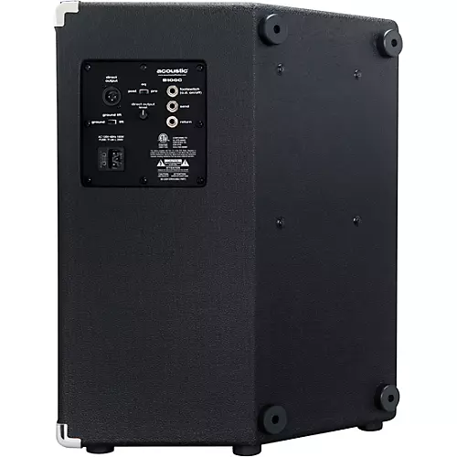 Acoustic B100C 1x12 100W Bass Combo With Tilt-Back Cab Black - musicians--Friend