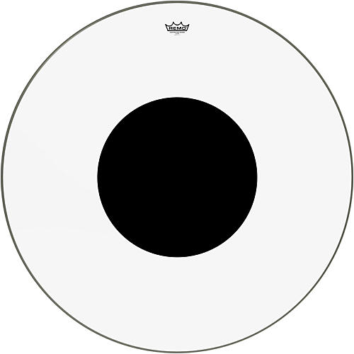 Remo Controlled Sound Clear With Black Dot Bass Drum Head 22 in. - musicians--Friend
