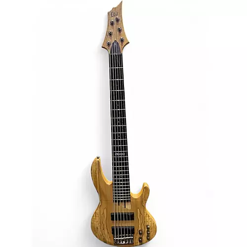 Used ESP LTD B206SM 6 String SPALTED MAPLE Electric Bass Guitar SPALTED MAPLE - musicians--Friend