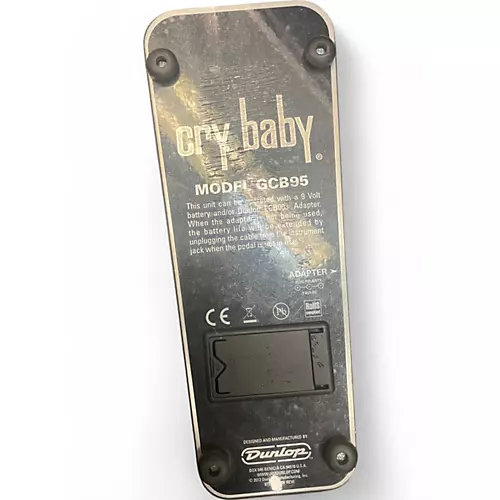 Used Dunlop GCB95 Original Crybaby Wah Effect Pedal - musicians--Friend