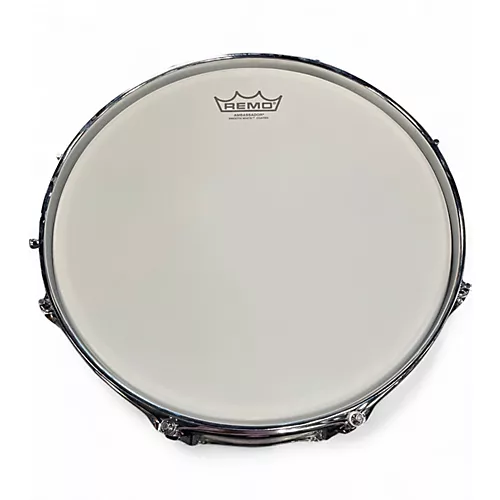 Used Pearl 13X7 Sensitone Snare Chrome Over Brass Drum Chrome Over Brass 198 - musicians--Friend