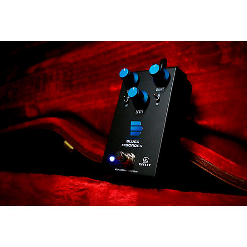 Keeley Blues Disorder Overdrive & Distortion Effects Pedal Black/Blue - musicians--Friend