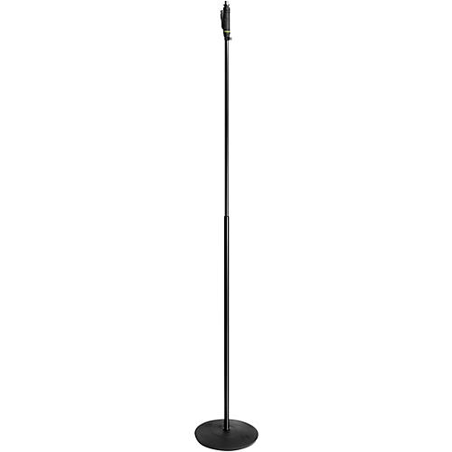 Gravity Stands Microphone Stand With Round Base And One-Hand Clutch - musicians--Friend