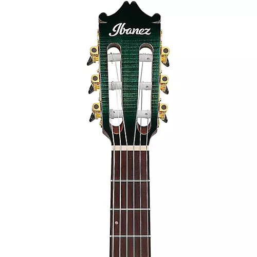 Ibanez GA35FMTCE Flamed Maple Top Classical Acoustic-Electric Guitar Emerald Burst - musicians--Friend