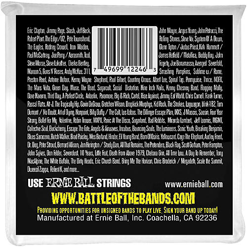 Ernie Ball 2246 Stainless Steel Regular Slinky Electric Guitar Strings - musicians--Friend