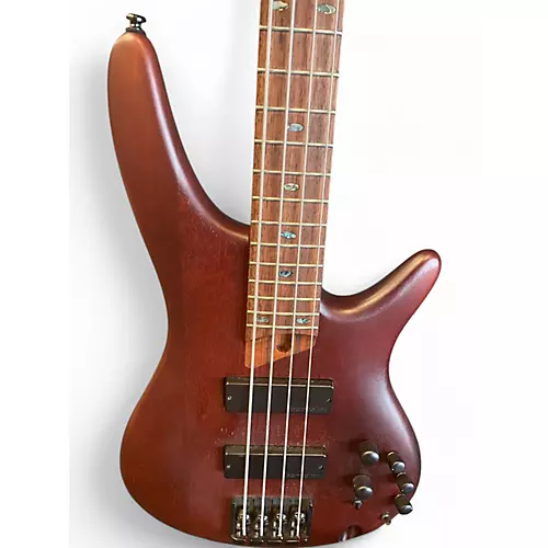 Used Ibanez SR500E WOOD Electric Bass Guitar WOOD - musicians--Friend
