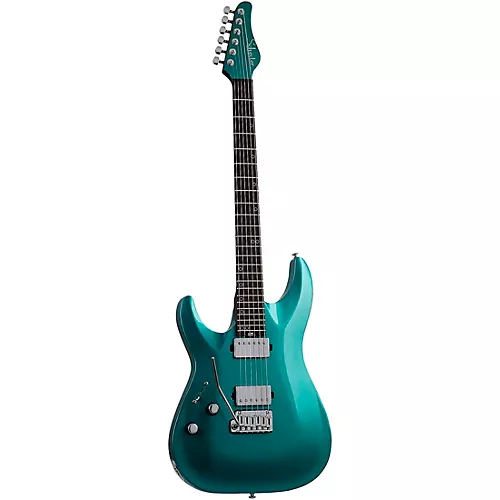 Schecter Guitar Research Aaron Marshall AM-6 Trem Left-Handed Electric Guitar Arctic Jade - musicians--Friend