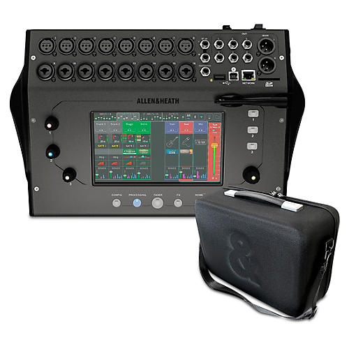 Allen & Heath CQ-18T Digital Mixer Bundle With Padded Soft Case - musicians--Friend
